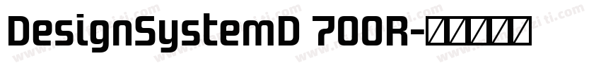 DesignSystemD 700R字体转换